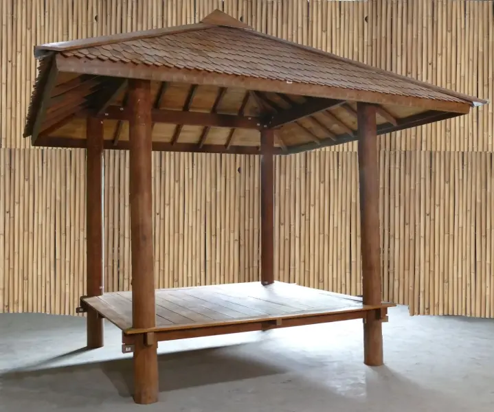 Product image 12 of the product “Gazebo 420x414x410cm Model1, with Bankirai Flooring ”